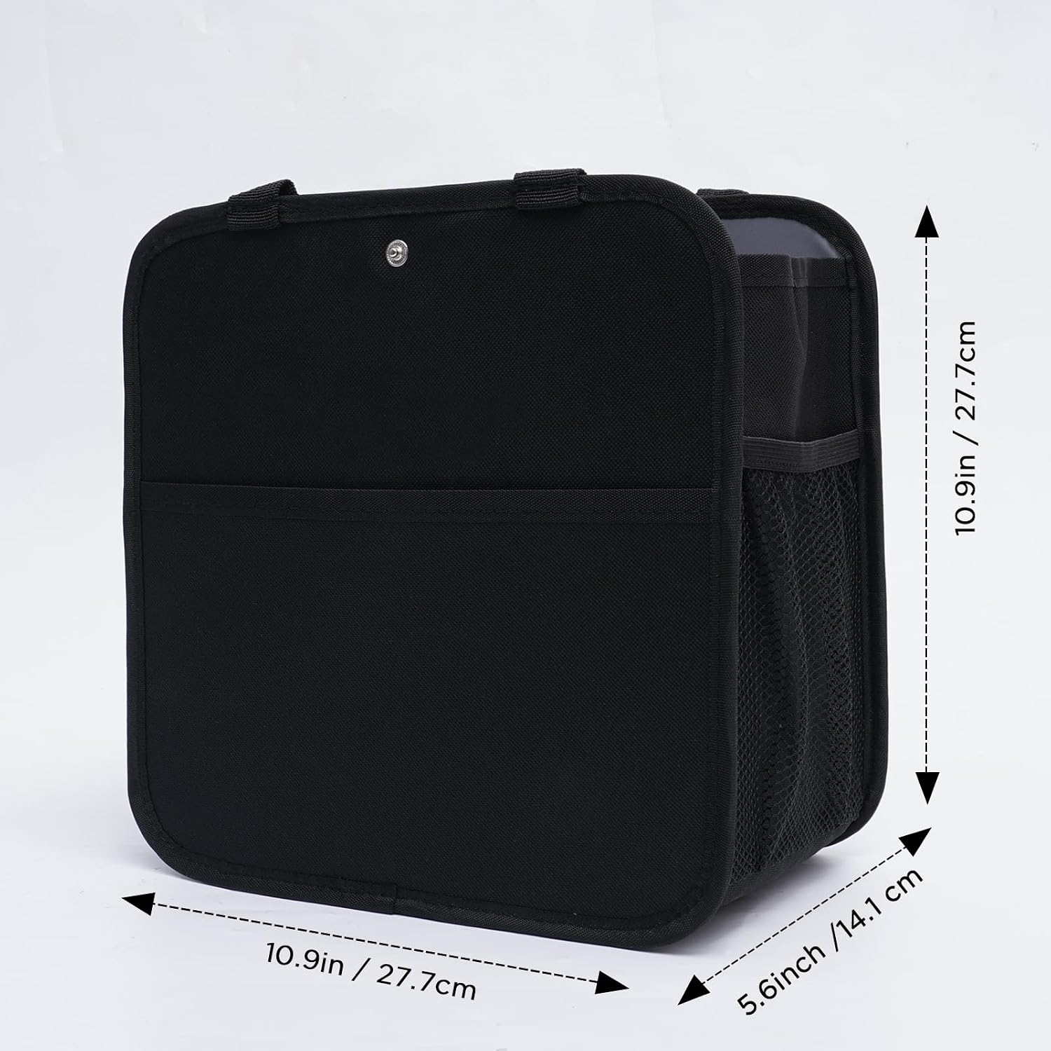 Large Luggage Travel Cup Holder for Suitcase Travel Drink Carrier Caddy | with Big Storage Compartment, Hands-Free Oversized Travel Organizer